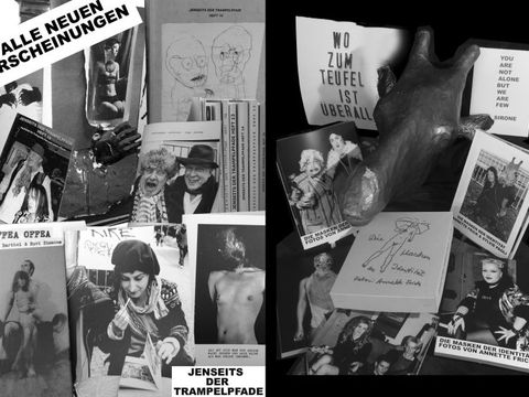Arbeiten und Publikationen von Annette Frick. (Bild: Annette Frick)