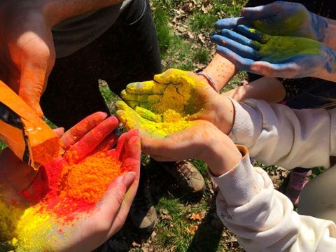 Kreativ sein mit Farben (Bild: Kulturcoaching gUG)