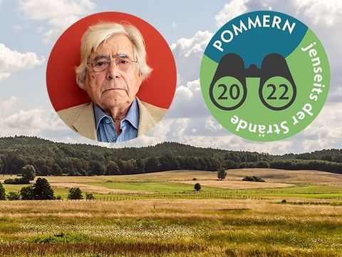 Portrait Bazon Brock (Bild: Deutsches Kulturforum östliches Europa Mathias Marx, Portraitfoto Verena Berg)