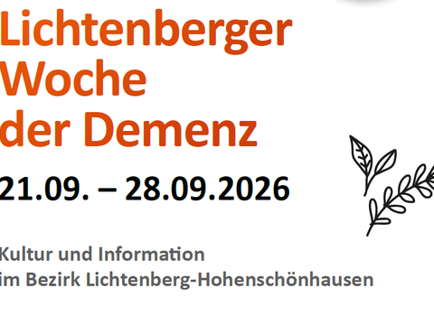 Lichtenberger Woche der Demenz vom 21.09. bis 28.09.2026