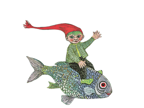 Illustration "Der kleine Wassermann"