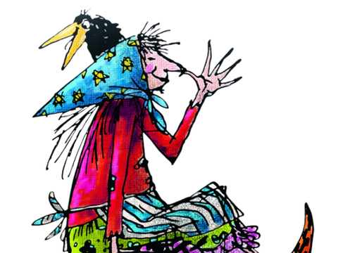 Illustration "Die kleine Hexe"