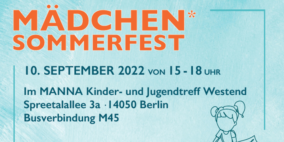 Flyer für das Sommerfest.