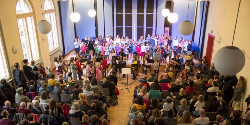 Tag der offenen Tür in der Musikschule in Friedrichshain