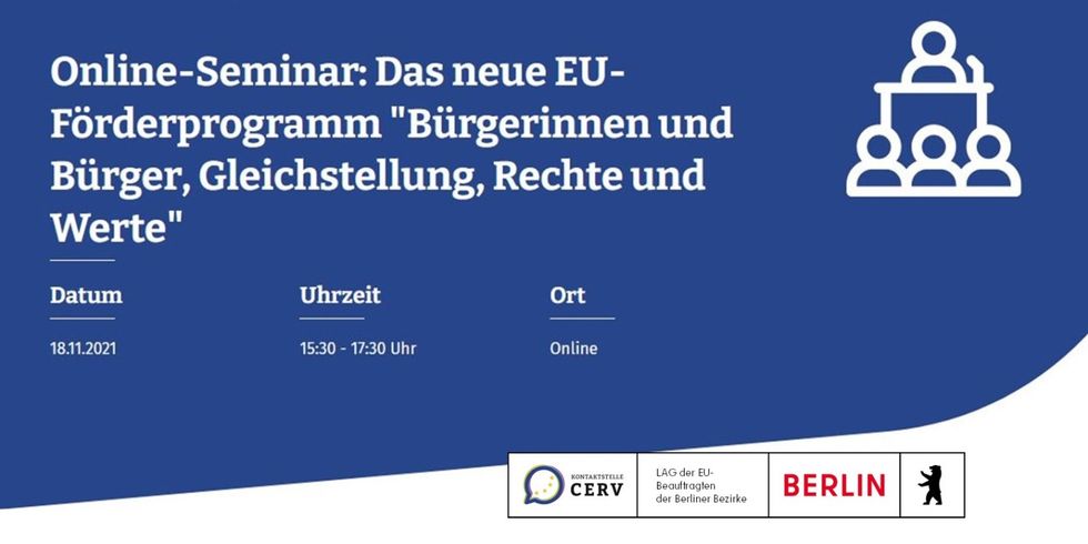 Onlineseminar zum neuen EU-Förderprogramm