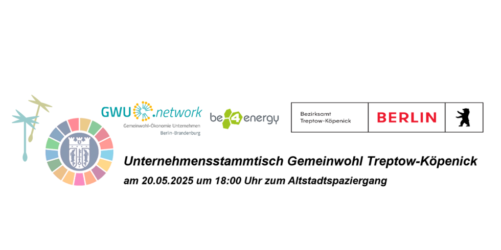 Logos und Einladungstext Unternehmensstammtisch