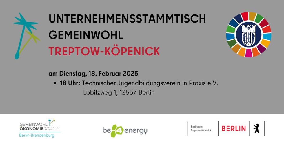 Unternehmensstammtisch Gemeinwohl Treptow-Köpenick (1080 x 540 px) - 1