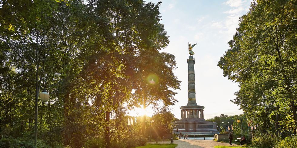 Blick auf die Siegessäule in berlin