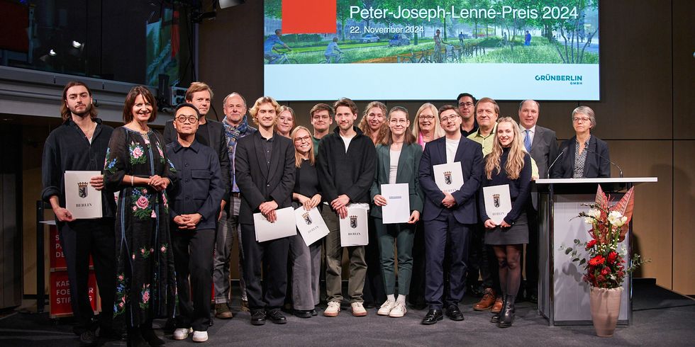Die Preisträgerinnen und Preisträger des Lenné-Preises 2024