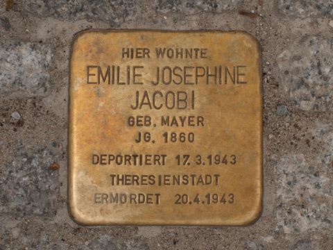 Stolperstein Emilie Josephine Jacobi
