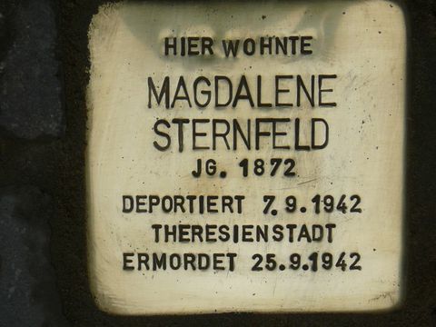 Stolperstein für Magdalene Sternfeld