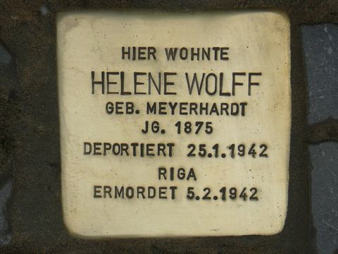Stolperstein für Helene Wolff