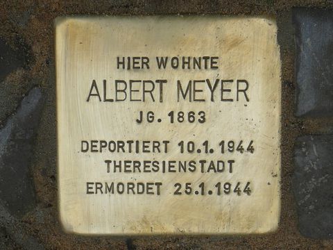 Stolperstein für Albert Meyer