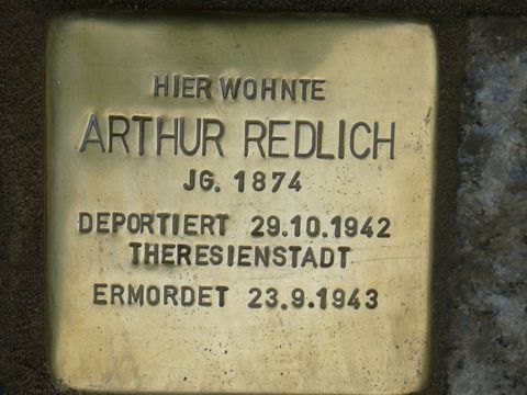 Stolperstein für Arthur Redlich
