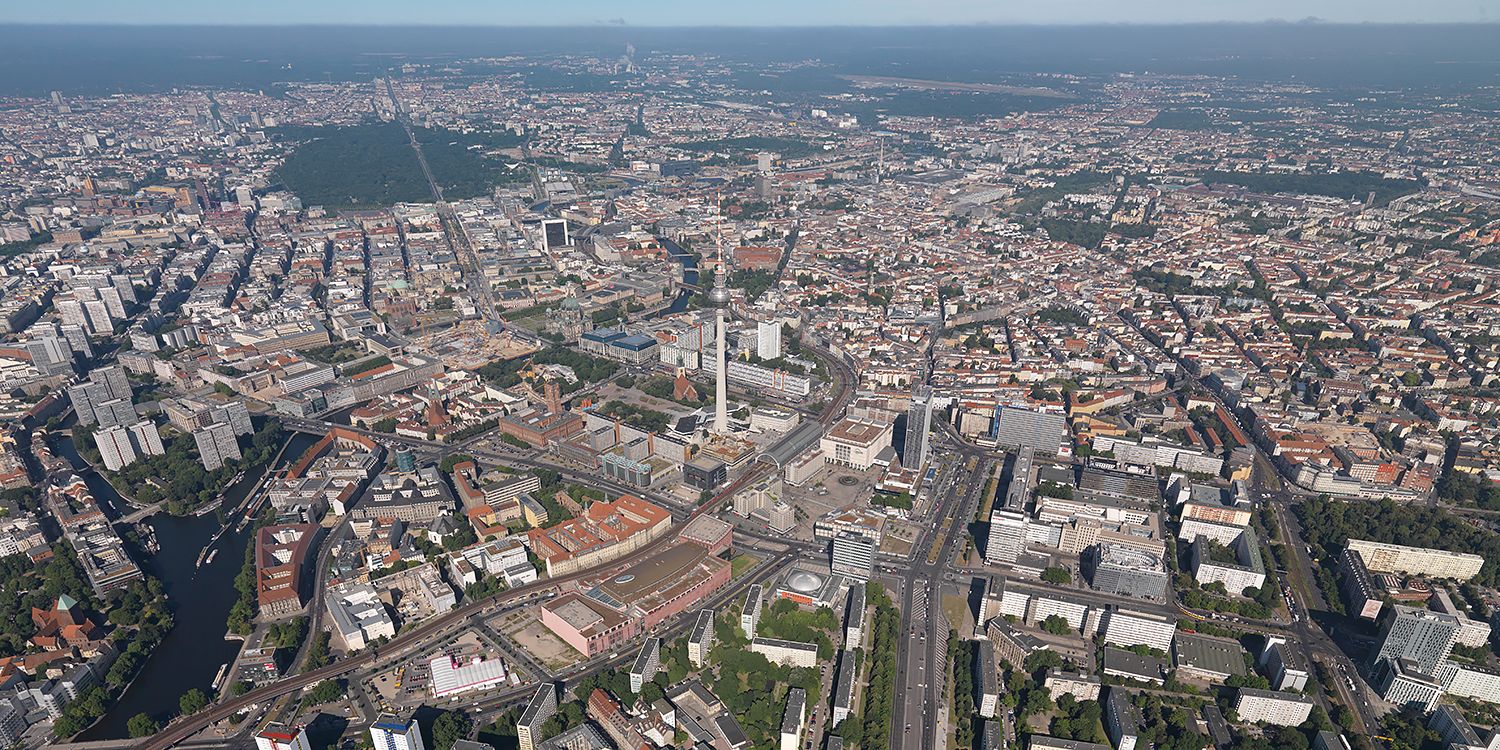 Luftbild von Berlin, 2013