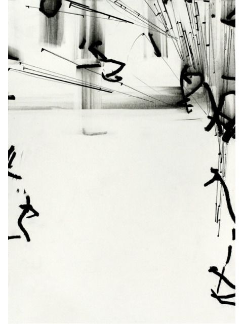 Bildvergrößerung: Dorothee Rocke, o.T., 2011, 29,7 x 21 cm, Bleistift/Ölkreide auf Papier