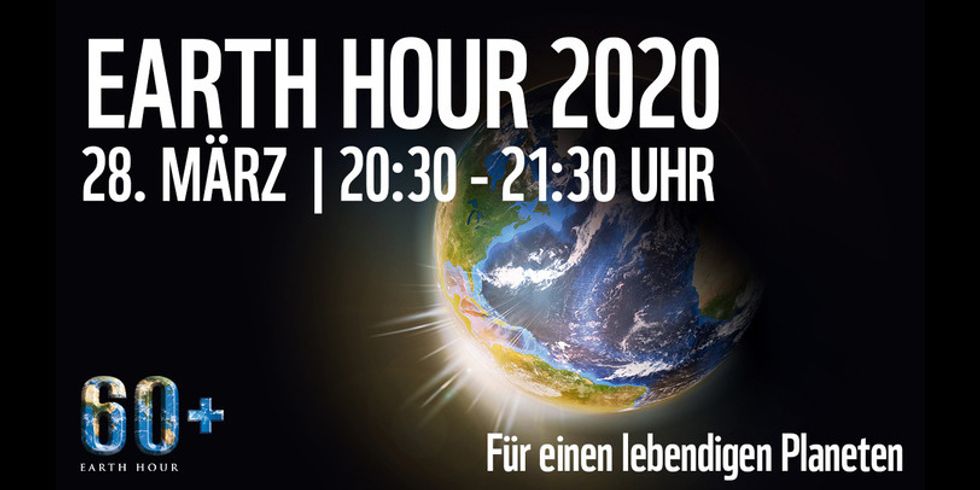 Banner zur Earth Hour 2020