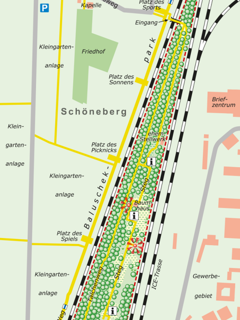 Bildvergrößerung: Karte des NSG Schöneberger Südgelände