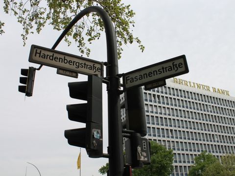Bildvergrößerung: Hardenbergstraße / Ecke Fasanenstraße