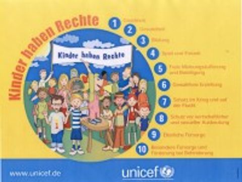 Unicef-Kinderplakat