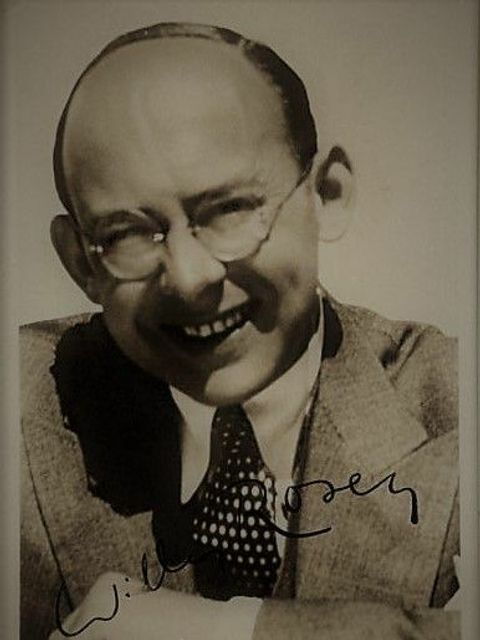 Autogrammkarte Willy Rosen