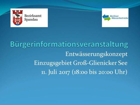Intro zur Bürgerinformationsveranstaltung 11.07.2017