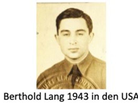 Berthold Lang 1943 in den USA