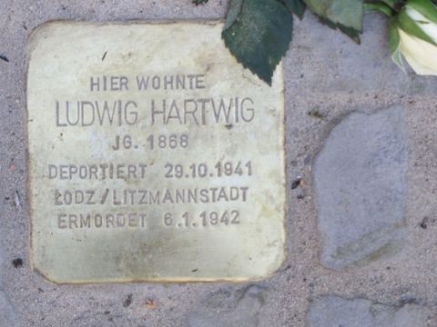 Stolperstein Ludwig Hartwig