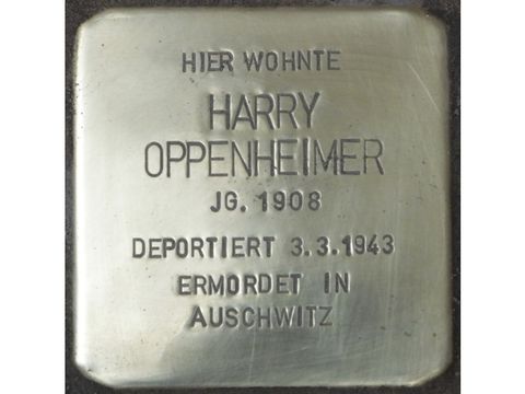 Stolperstein Harry Oppenheimer
