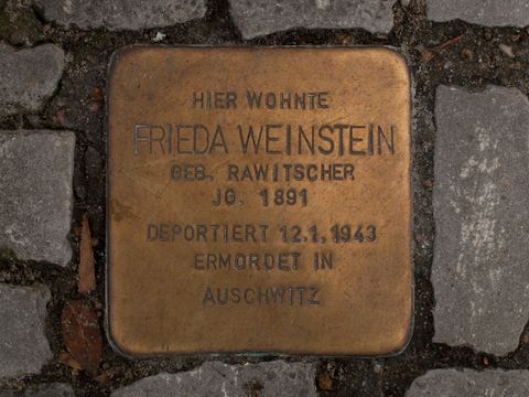 Stolperstein Frieda Weinstein, 25.08.2012