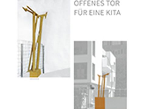 Bildvergrößerung: Entwurf: „Offenes Tor für eine Kita“ von Pomona Zipser