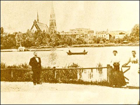 Der Wilmersdorfer See um 1900