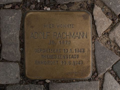 Stolperstein Adolf Rachmann