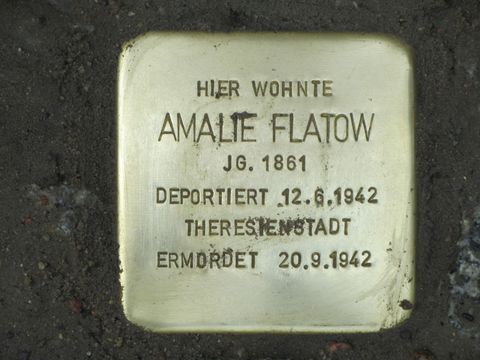 Stolperstein Amalie Flatow