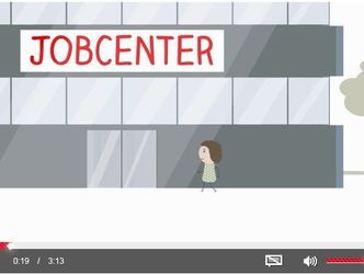 Screenshot eines Videos über das Jobcenter
