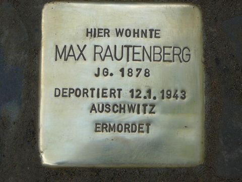 Stolperstein für Max Rautenberg