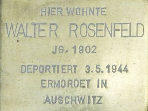 Stolperstein Walter Rosenfeld