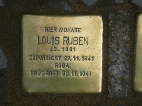 Stolperstein für Louis Ruben
