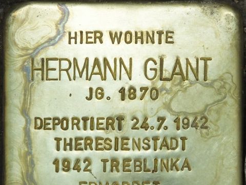 Stolperstein Hermann Glant, 2014