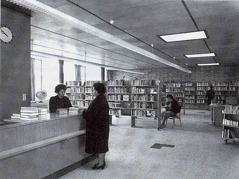 Stadtteilbibliothek Halemweg 1962