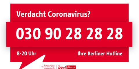 Infohotline für Coronavirus