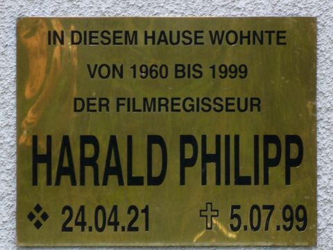 Gedenktafel für Harald Philipp, 26.5.2006, Foto: KHMM