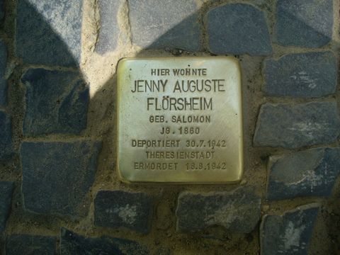 Stolperstein Jenny Auguste Flörsheim