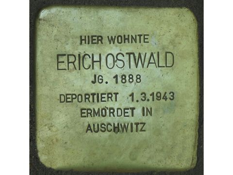 Stolperstein Erich Ostwald