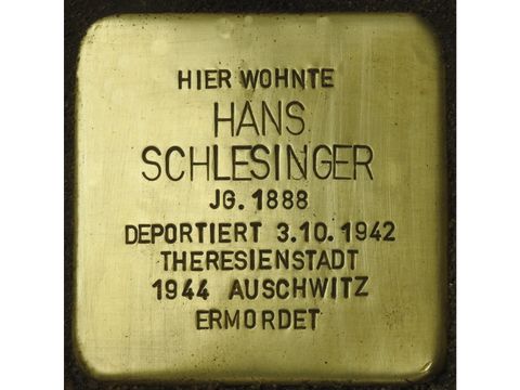 Stolperstein Hans Schlesinger 