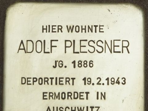 Stolperstein Adolf Plessner