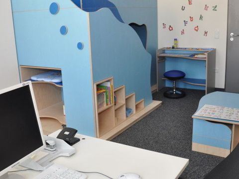 Eltern-Kind-Zimmer in der Bildungsverwaltung