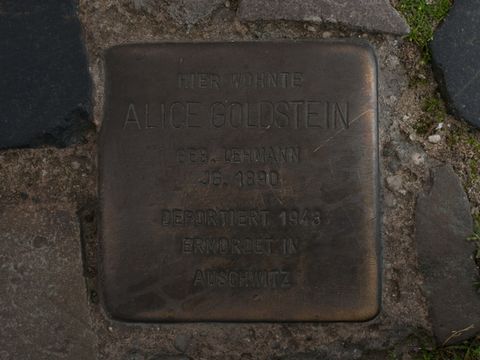 Stolperstein Alice Goldstein