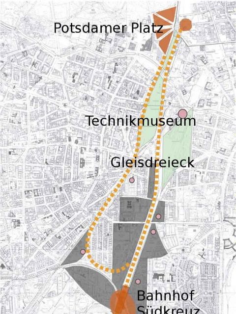 Bildvergrößerung: Übersicht Schöneberger Schleife mit Text