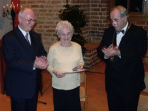 Jürgen Vogt, Gerda Drogies und Konrad Birkholz (von links nach rechts)
